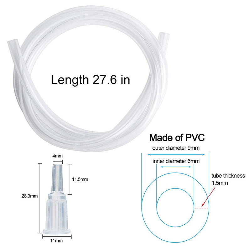 250ml Syringe with Tube, Extra Large Plastic Syringe with Tubing for Glue Dispensing, Scientific Labs, Watering, Refilling