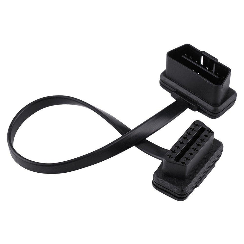 OBD II OBD2 16 Pin Male to Female Extension Cable Adapter OBD-ii Diagnostic Extension Convert Cable for Car Auto OBDII Code Scanners 30cm 12 Inch 1 Ft 30cm/12"