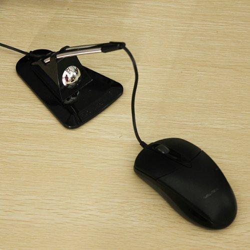 Flexible Mouse Bungee Mouse Cord Management Fixer Holder (Black)