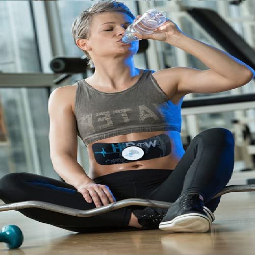 HiDow Electrode Gel Pads for Lower Back/Shoulder 3.5 mm TENS Unit STEM and EMS Units