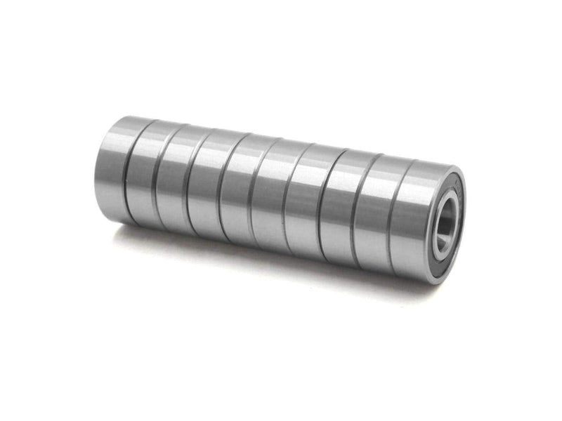 Donepart 626-2RS Ball Bearings - 6mm Bore ID, 19mm OD, 6mm Width Pre-Lubricated and ABEC3 High Speed Sealed Miniature Bearings (10 Pack) 626-2RS(6x19x6mm)