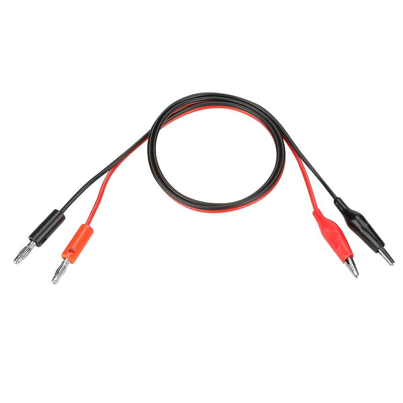 Output Cable Line Multimeter Banana Plug to Crocodile Alligator Clip Test Probe Lead Wire 30V 5A 80cm for Adjustable DC Regulated Power Supply