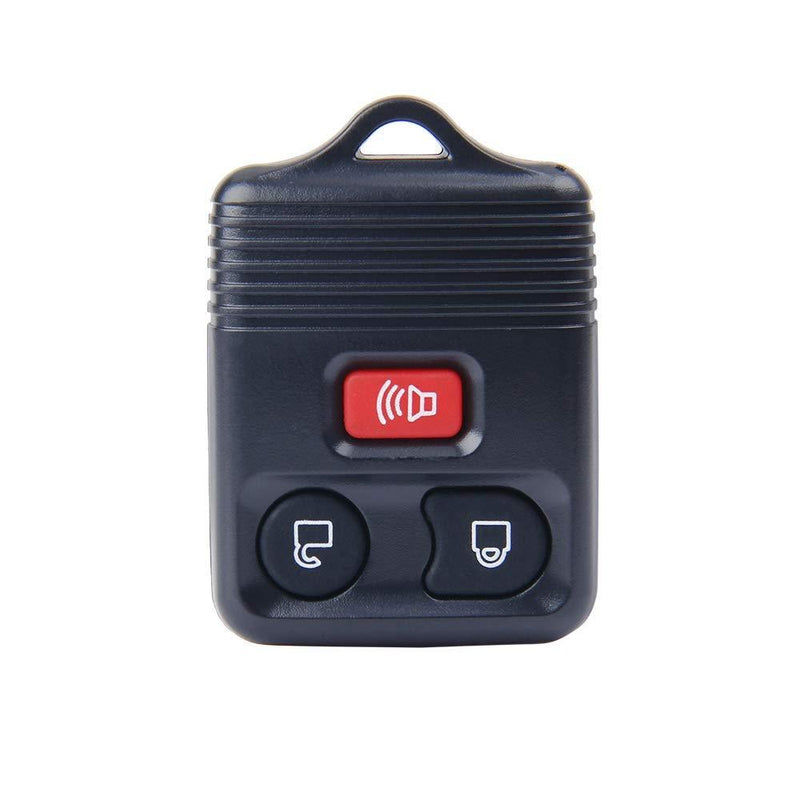 Big-Autoparts 2 Replacement Keyless Entry Remote Key Fob Clicker Transmitter for Ford 1998-2016 F-150 F-250 F-350, Mazda, Mercury, Lincoln - 3 Button 2 Pack 3 Button