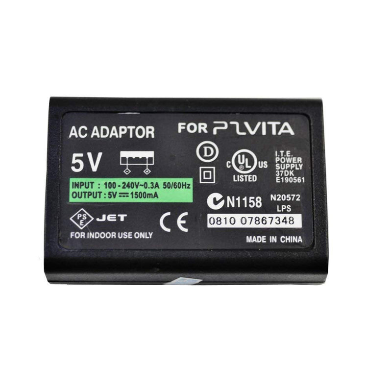 OSTENT US Plug AC Wall Charger Adapter & USB Charging Cable Cord Compatible for Sony PS Vita PSV