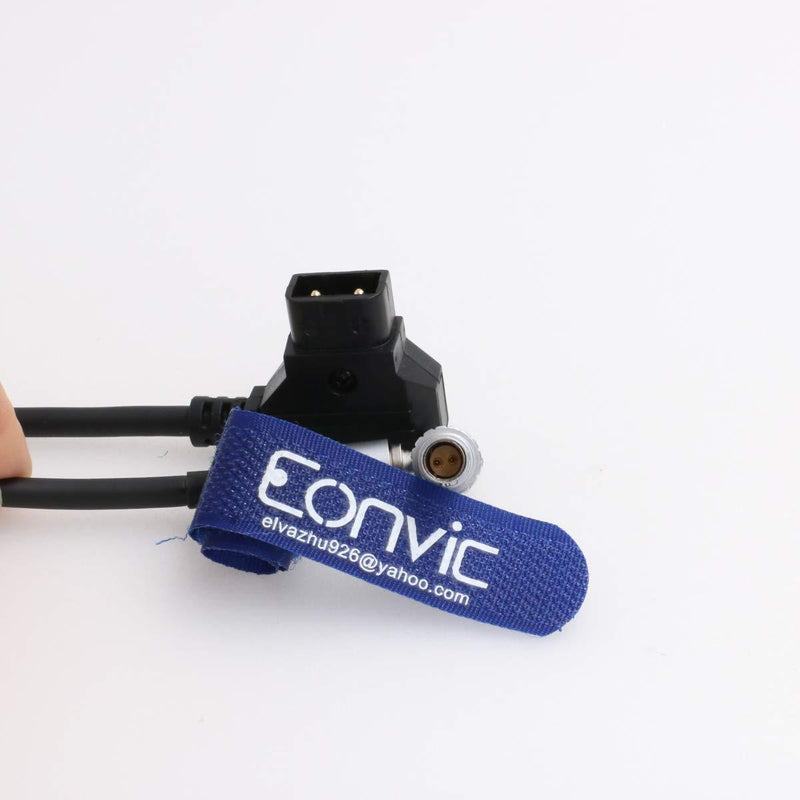 Eonvic D-TAP to 0B 2 pin Power Adapter Cable for Teradek Bond 18" (Right Angle 2Pin) Right Angle 2Pin
