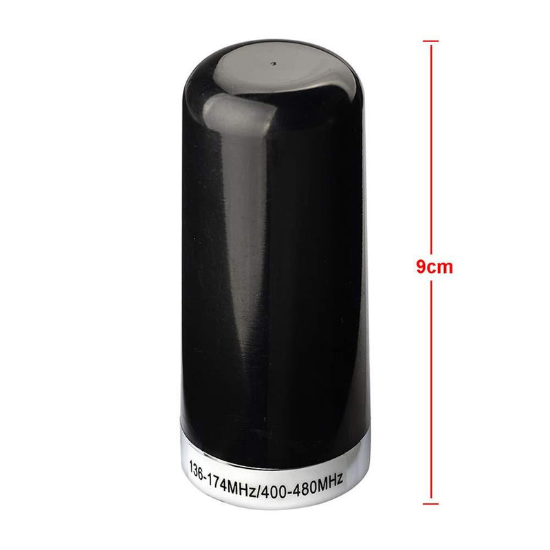 Bingfu Vehicle Ham Radio Mobile Radio Antenna Dual Band VHF UHF 136-174MHz 400-470MHz Amateur Radio Antenna Car Truck Lip Mount Fixed Bracket NMO Mount Low Profile Antenna with 5m 16.5 feet Cable