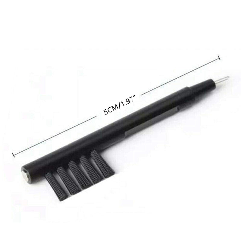 3 in 1 Hearing Aid Cleaning Magnet Brush Universal Cleaning with Wax Loop and Battery Magnet Insert Tool(6 PCS)