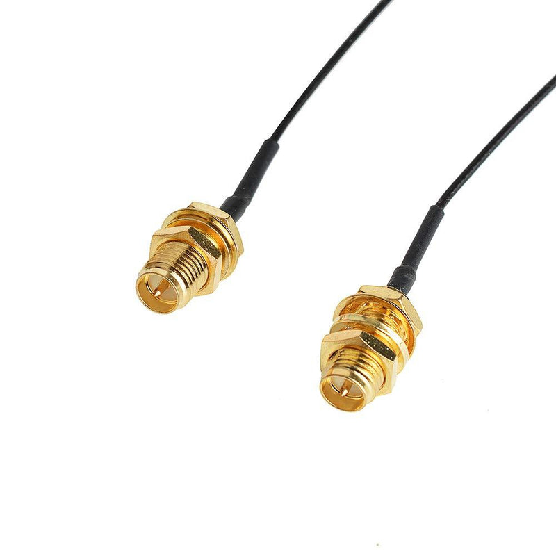 2 x 8dBi 2.4GHz 5GHz 5.8GHz Dual Band WiFi RP-SMA Male Antenna+2 x 35CM U.FL/IPEX to RP SMA Female Pigtail Cable for Mini PCIe Card Wireless Routers PC Repeater Desktop FPV UAV Drone PS4 Build