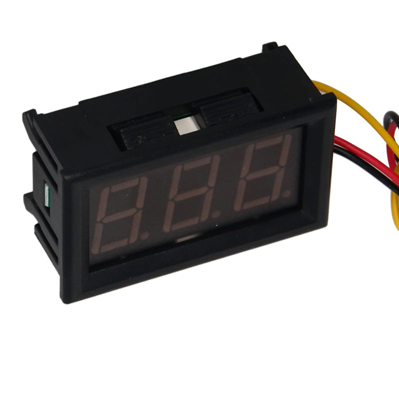 Fielect YB27 DC100V 3 1/2 Digit Red LED Digital Volt Voltmeter Panel Meter DC Voltmeter