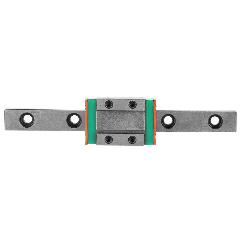 Linear Guide Rail, 9mm LML9B Miniature Linear Rail Guide with Bearing Steel Rail Block for Mini Rail Block Precision Measurement Set (100mm) 100mm