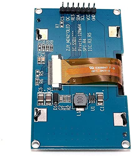 DollaTek 2.42" 128X64 OLED Display Module IIC I2C - Serial Peripheral for UNO R3 - White Font