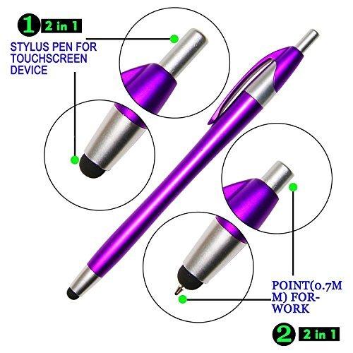 Thank You Greeting Gift Stylus Pens for Touchscreen Devices - 2 in 1 Combo Pen -for Employee Appreciation, Events and Parties, 25 Pack