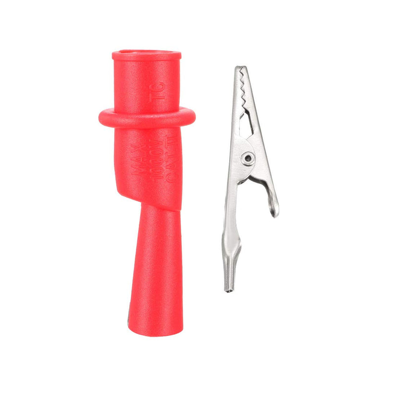 uxcell Test Leads, Digital Multimeter Probes Tester Electric Test Probe with Alligator Clips 10A 1000V 4-in-1 Set