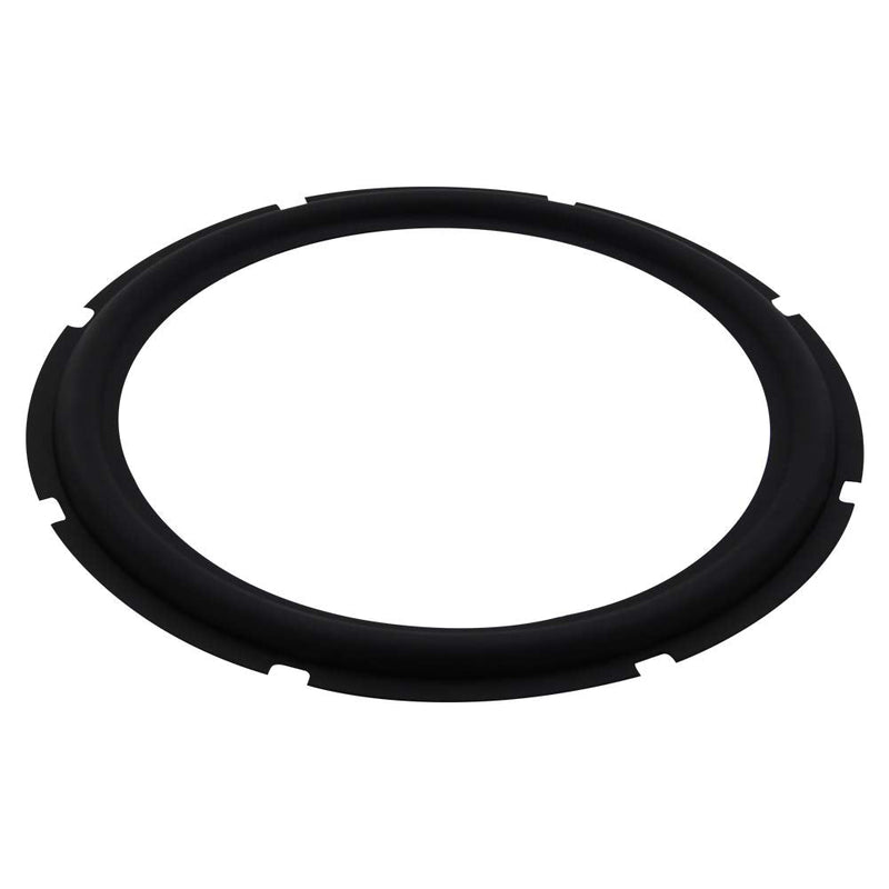 Fielect 12 Inch Black Notch Speaker Rubber Edge Surround Rings Replacement Parts for Speaker Repair or DIY 2pcs