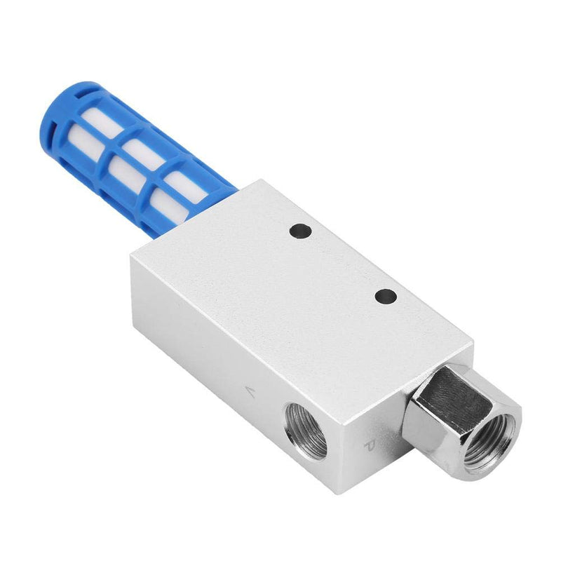 Oumefar Air Ejector for Vacuum Generator Aluminum Alloy CV-15HS Vacuum Generator Pneumatic Exhaust Compact with Silencer