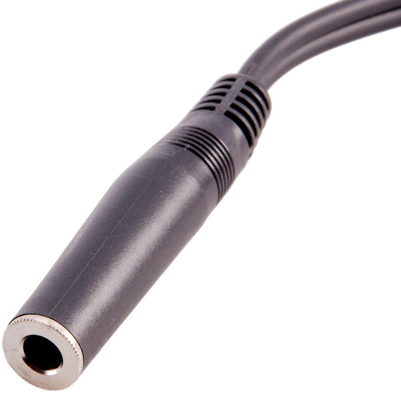 Seismic Audio 6 Inch 1/4 Inch TS Female to Dual RCA Male Y-Splitter Cable-Interface Cord (SA-Y13)