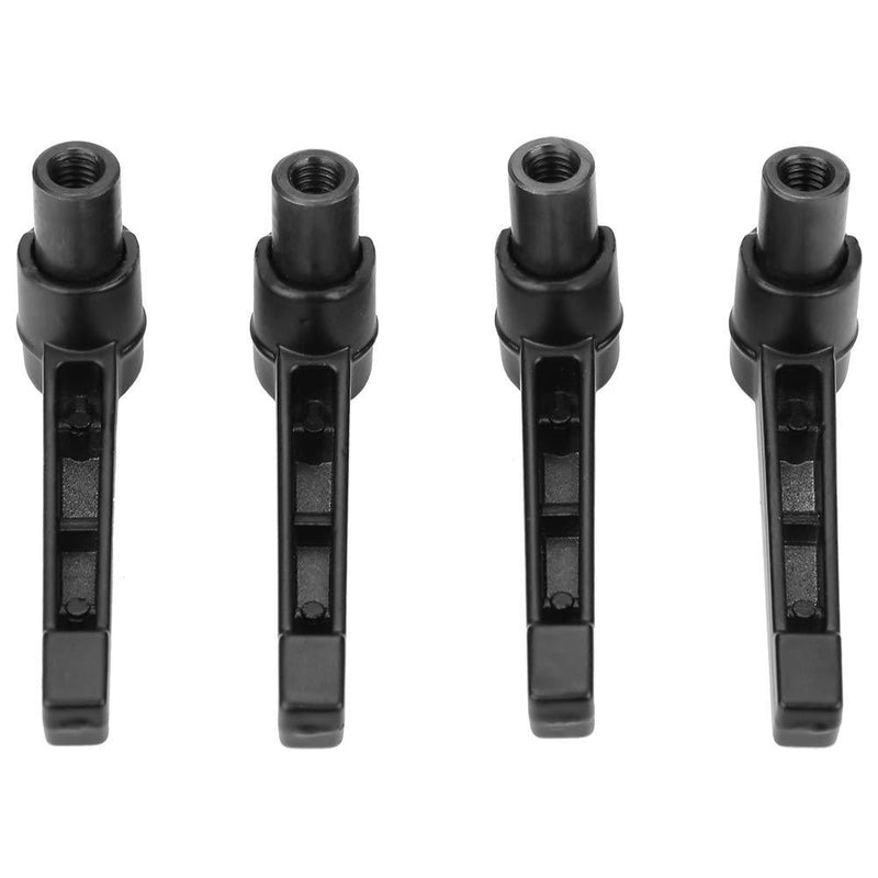 4Pcs Clamping Lever Handle, M4/5/6/8/10/12 Level Adjustable Handles Knob Male Thread Machinery Adjustable Handle, Clamping Handle Lever (M8)