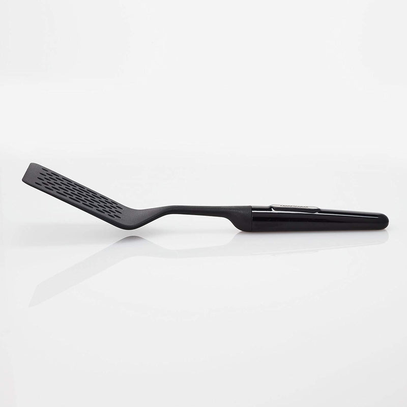 Farberware Professional Heat Resistant Nylon Slotted Turner - Safe for Non-Stick Cookware, Black