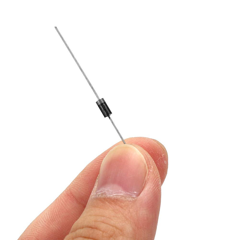 Diode, rectifier diode, 100 pieces 1N4007 1000V 1A high voltage rectifier diode rectifier diodes electronic diodes for industrial circuit connection control circuit