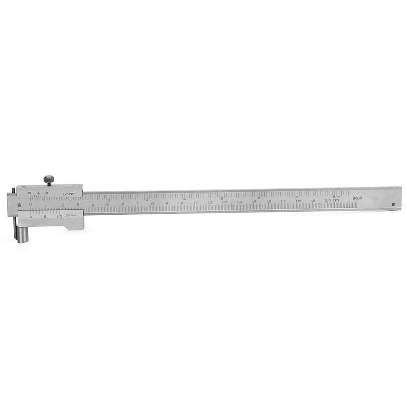 Vernier Caliper Parallel Marking Gauge Stainless Steel Measuring Tool for Measurement and Scribing of Machining 0-200MM(0-200MM)