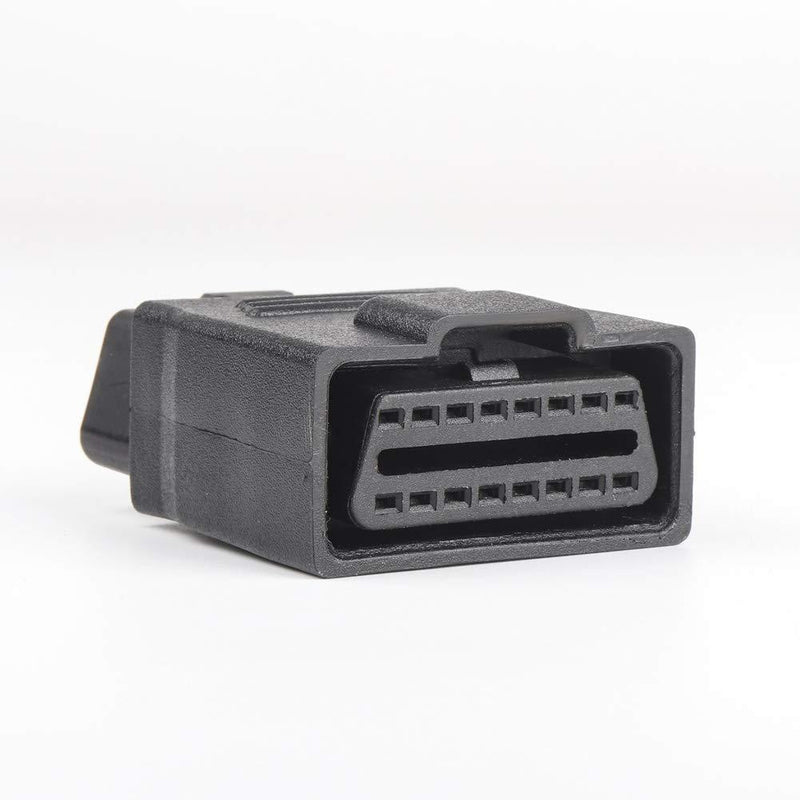 OLLGEN Mini Size OBD2 OBDII Full 16 Pin Male to Female Adapter Diagnostic Extender OBD Port Extension Connector Converter for Car Repair Shop or Testing Institution