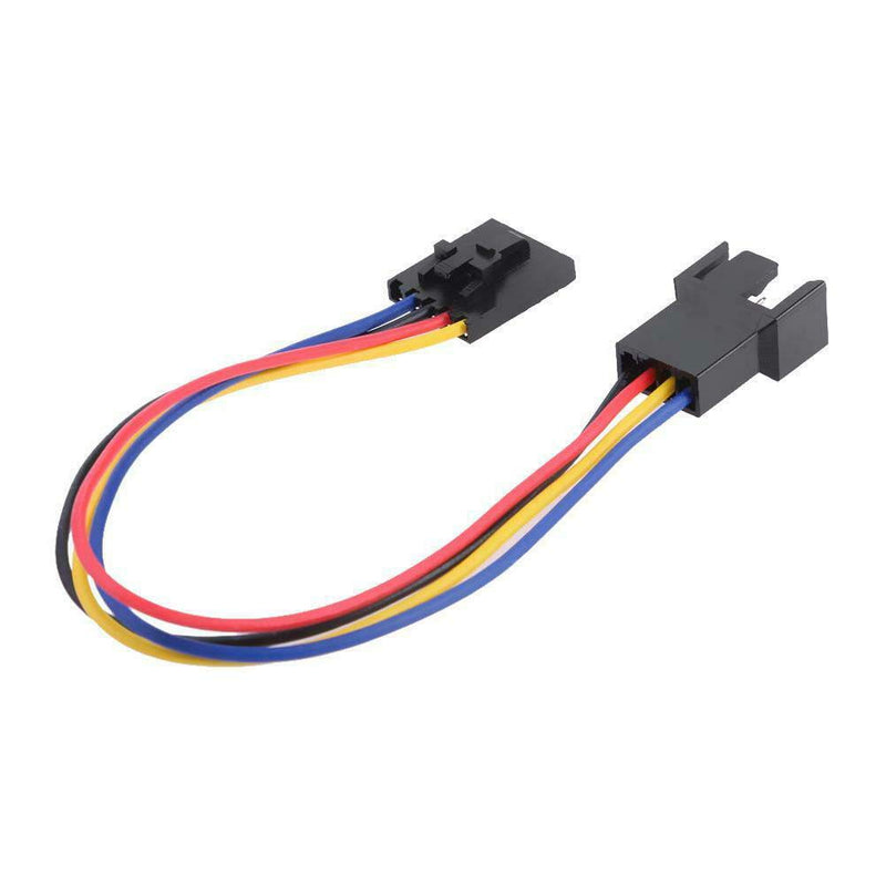Wixine 5Pcs 5Pin to 4Pin Fan Connector Adapter Converter Extension Cable Wire