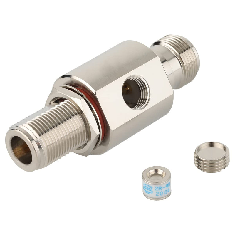 Whisary N Type Lightning Arrestor N Female to N Female Bulkhead DC-3GHz 90V Coaxial Lightning Arrester 3G N female to female arrestor
