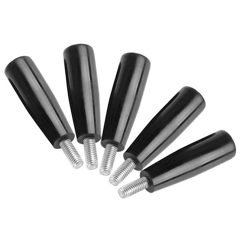 Rotary handle, milling machine handle M8, 5 pieces, hand wheel handle, hand crank handle, Bakelite handle M8 x 63, for woodworking machine, cutting machine, tailstock, table saw, milling machine, lathe