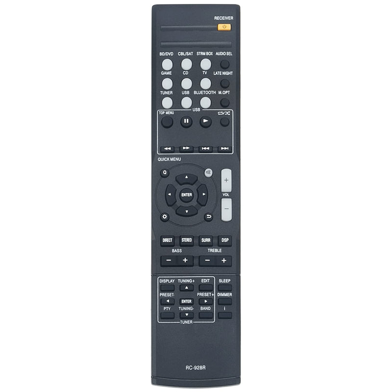 RC-928R Replacement Remote Control fit for Onkyo AV Receiver HT-S3800 HT-S3900 HTP-395 HT-R395 HT-R397 TX-SR353 TX-SR373 TX-SR383