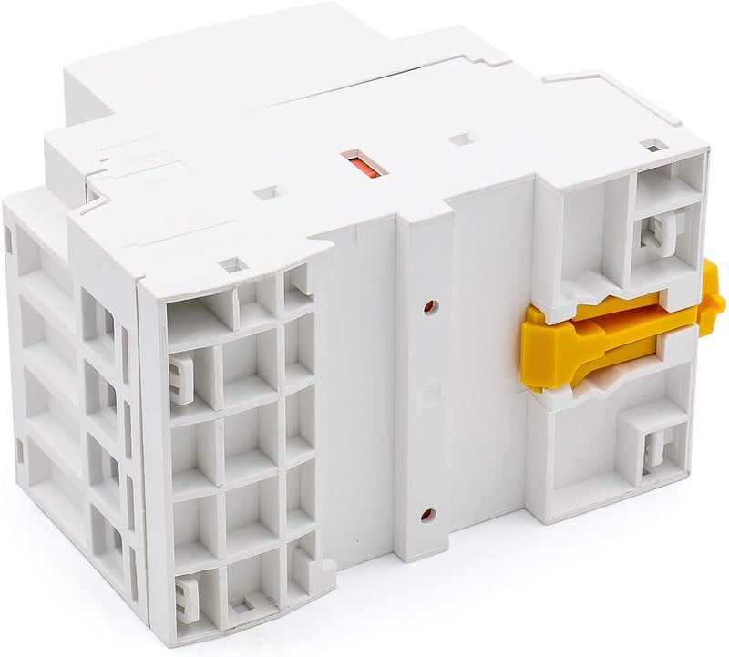 Heschen Household AC Contactor HS1-63 4 Pin 2NO 2NC AC 220V/240V Coil Voltage 35mm DIN Rail Mount