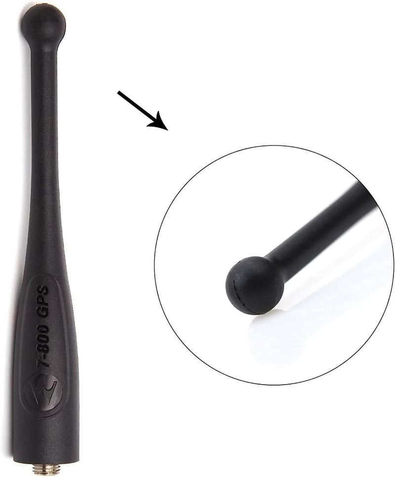 Antenna for Motorola APX 6000 Radio Short Antenna APX 6000XE APX 4000 APX 7000 8000XE Stubby Antenna 764-870 MHz Single Band 7-800 with GPS NAR6595A(4 Pack) 4 Pack