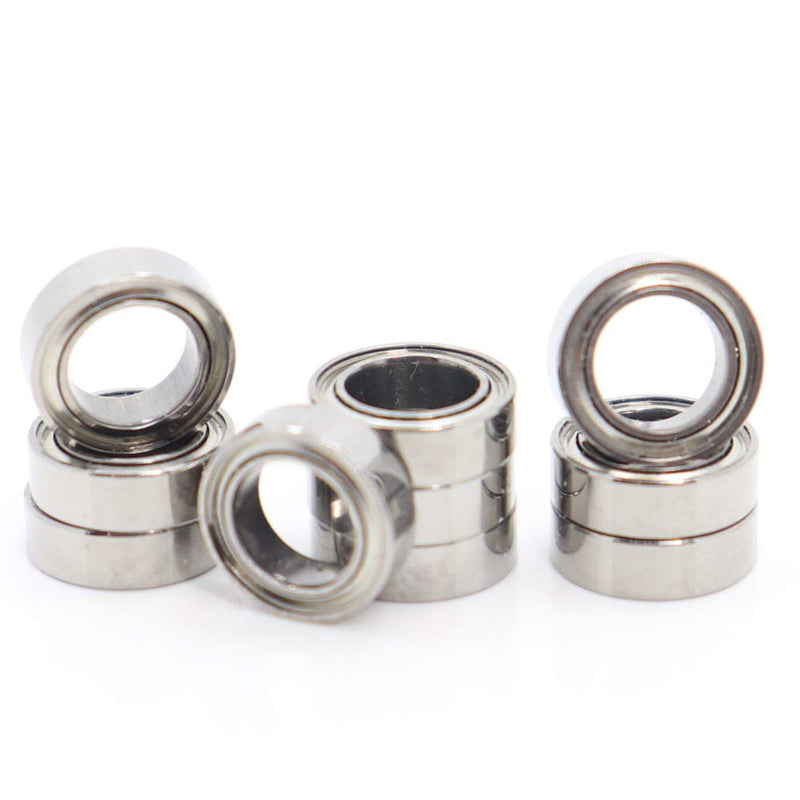 10 Pack 5x8x2.5mm Metal Shielded ABEC-5 High Precision Miniature Ball Bearings L-850ZZ (MR85ZZ)