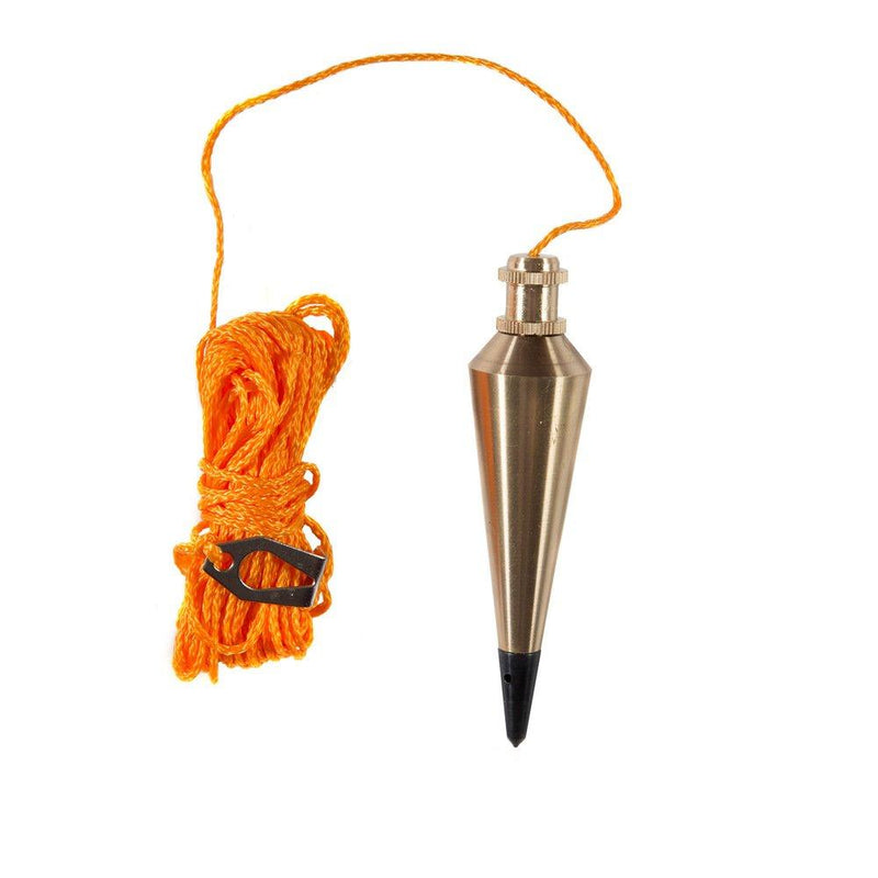 Swanson Tool Co PB008B 8 ounce Brass Plumb Bob with String 8oz