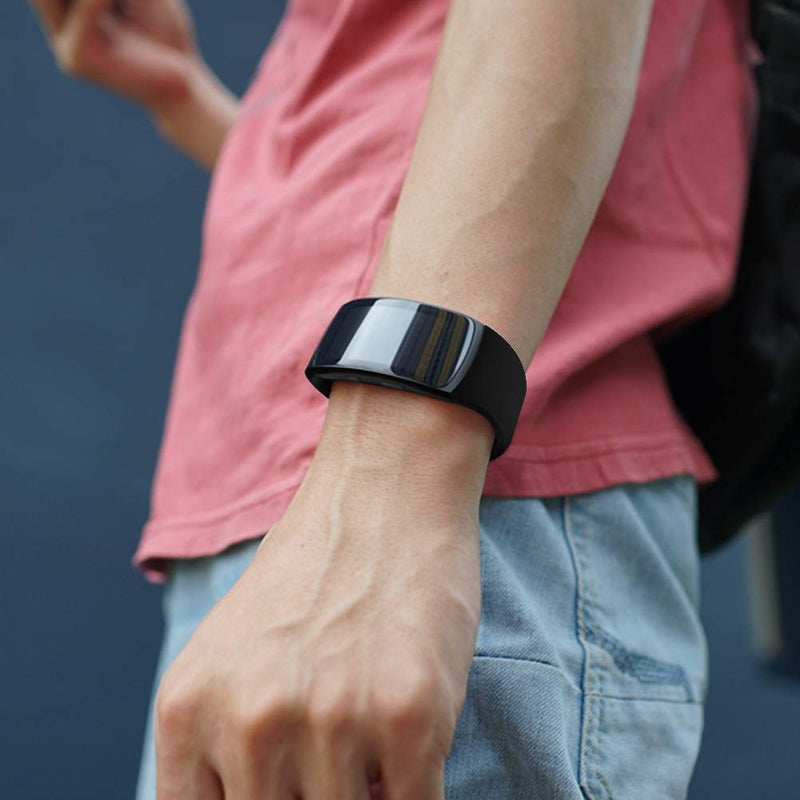 Compatible with Gear Fit 2 Band/Gear Fit 2 Pro Bands, NAHAI Soft Silicone Replacement Bands Wristband for Samsung Gear Fit 2 and Fit 2 Pro Smartwatch, Small, Wine Red S: 5.5''-7.1''