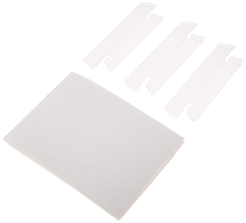 Business Source Plastic Clear Tabs