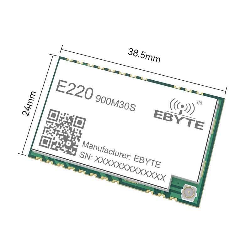 EBYTE LLCC68 LoRa Spread Spectrum Wireless Module 868MHz 915MHz E220-900M30S 30dBm 10Km IPEX/Stamp Hole Long Range Antenna