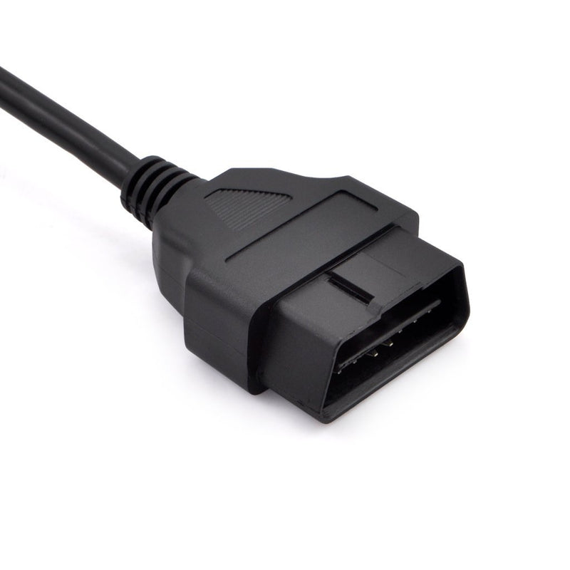 iKKEGOL 5ft 150cm 1.5M OBD-II OBD2 16 Pin Auto Car Male to Female Extension Cable Diagnostic Extender Cord Adapter