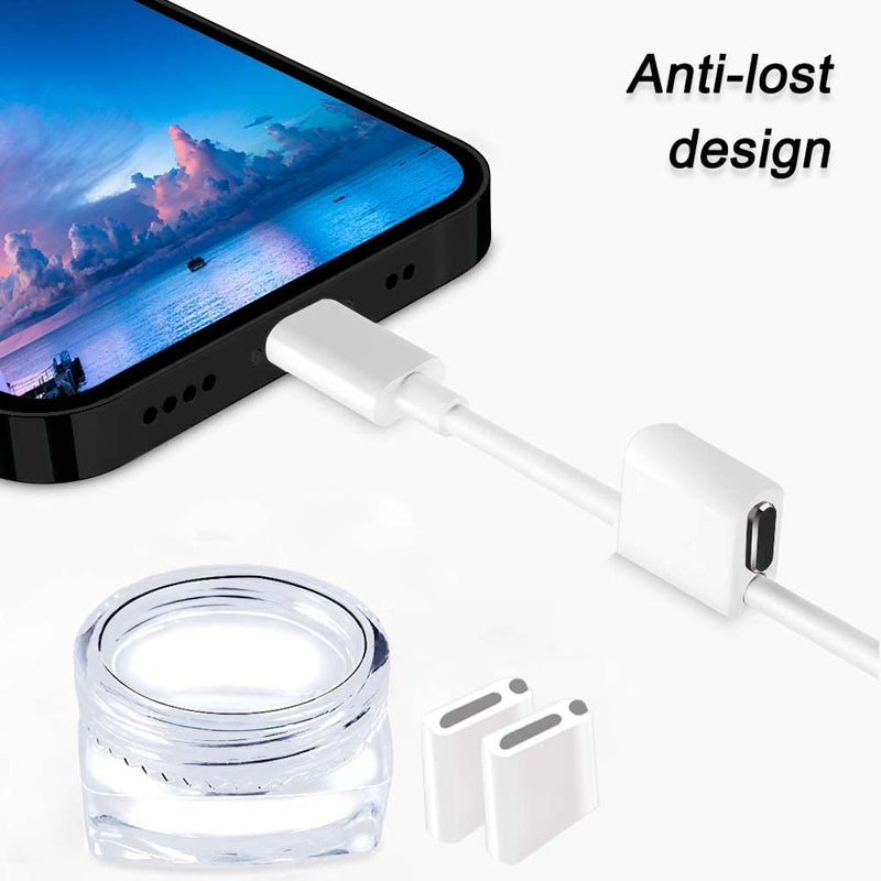 Fanoshon 4 Pack USB C Dust Cover Plugs Type C Charging Port Cap Black, Compatible with Samsung S23 S22 S20 Ultra Plus Pixel 7, Anti Lost USB C Phone Charms Dirt Free Protector, Wireless 01 Midnight Black