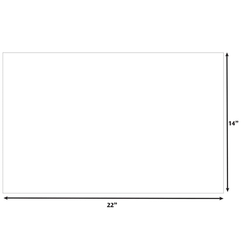 ArtSkills PA-4717 Premium Poster Board 14" x 22", 80 PacK, White