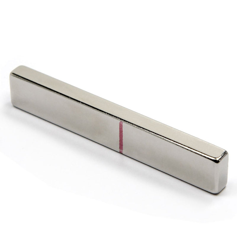 CMS MAGNETICS - Rectangle Neodymium Magnet Bar (1 ct, 3” x1/2" x1/4”) - Rare Earth Rectangle Magnet for Crafts, School Projects & Magnetic Therapy, Pack of One Rectangular Neodymium Bar Magnet