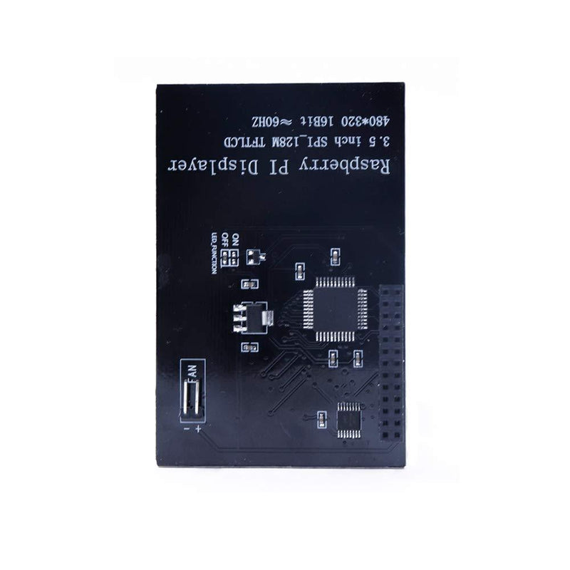 Treedix 3.5inch TFT Touch Screen Module 50Hz 320x480 Resolution LCD Display with Touch Pen ABS Case and Cooling Fan Compatible with Raspberry 4B Pi4