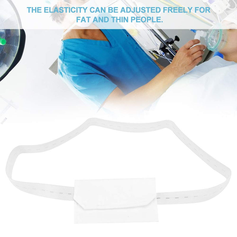 Peritoneal Dialysis Belt, Adjustable Peritoneal Tube Protection With Adjustable Button Dialysis Catheter Fastener(Bianco) Bianco