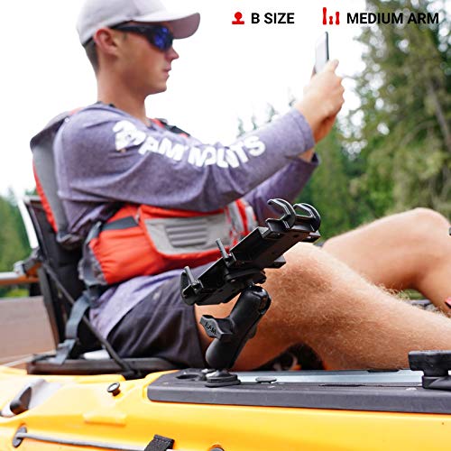 RAM Mounts RAM-B-201U Double Socket Arm (Medium) Compatible with RAM B Size 1" Ball Components Medium Arm