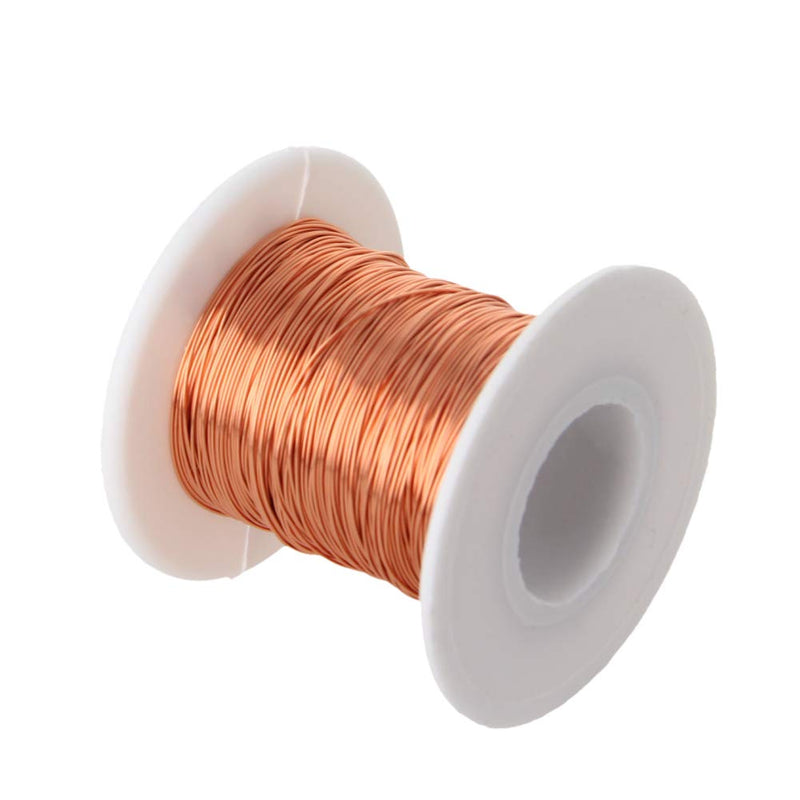 Fielect 0.38mm Inner Dia Magnet Wire Enameled Copper Wire Winding Coil 164Ft Length QA-1-155 2UEW Model Widely Used for A Variety of Motors 0.38mm Inner Dia 164Ft