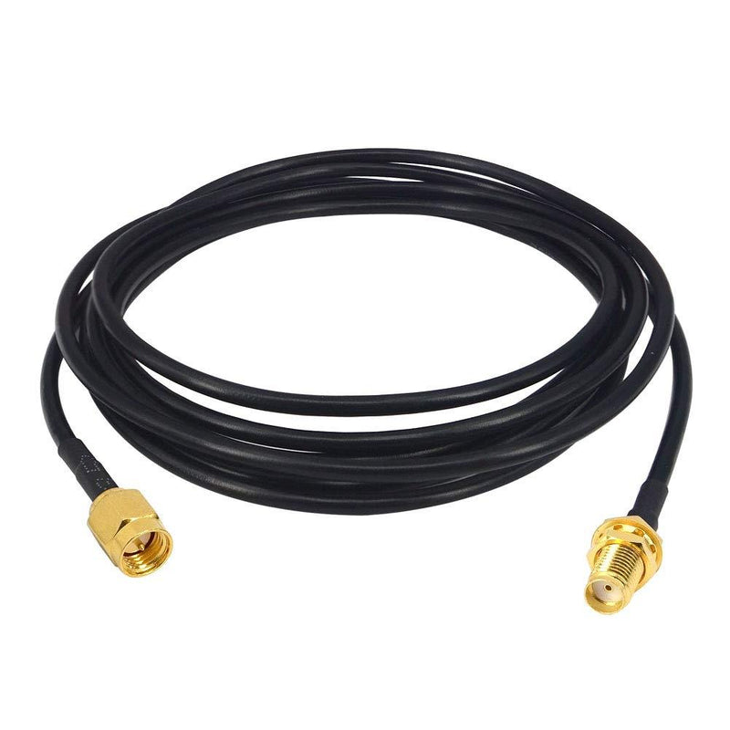 YOTENKO HT WiFi Antenna Extension Cable SMA Male to SMA Female Jumper RF Connector Adapter RG174 2M