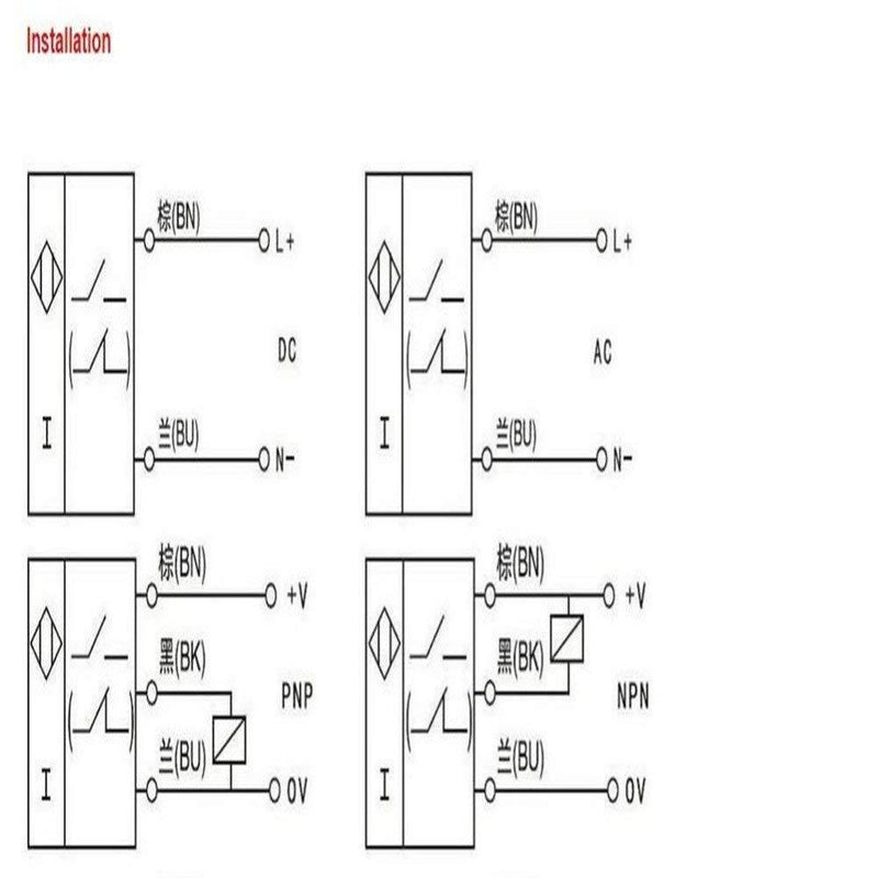 Taiss/ M18 Infrared Ray Diffuse Reflection Photoelectric Switch Sensor Optical Three Lines 6-36VDC PNP NO Proximity Switch Inductive Distance 10 cm E3F-DS10P1