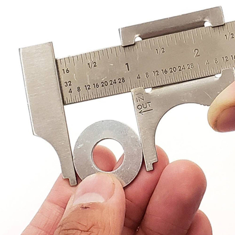 General Tools 729 Slide Caliper, 16th and 32nd Graduation, 0 to 4-Inch Range, Inside and Outside Measurement