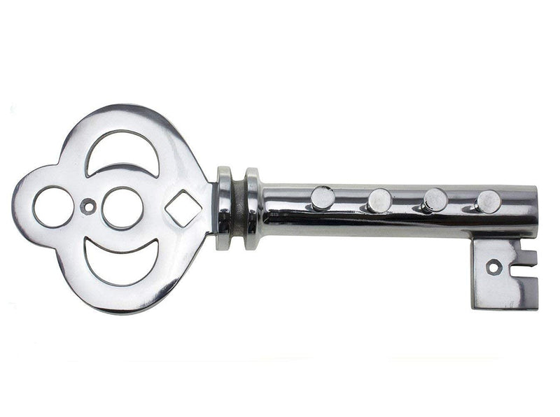 Decorative Wall Mounted Key Holder - Multiple Key Hooks Rack - Hand Cast Aluminum - Modern Theme - Polished Finish - with Screws and Anchors - by Comfify
