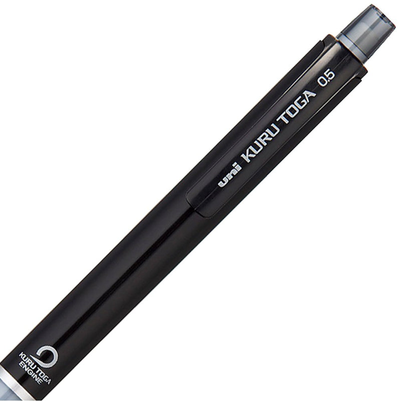 uni Kurutoga Mechanical Pencil Standard, 0.5mm, Black (M54501P.24)