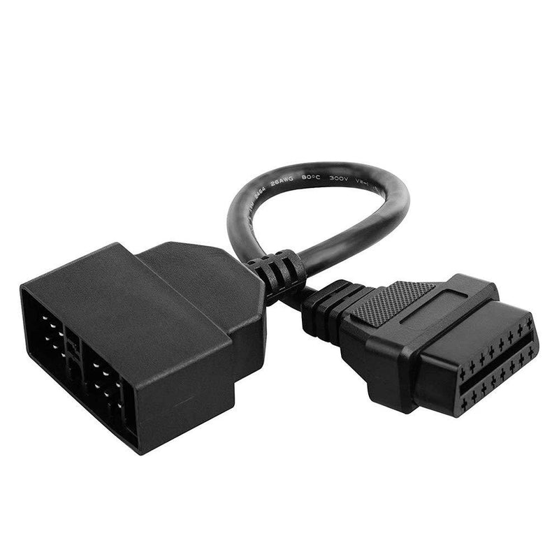 E-Car Connection 22 Pin OBD to 16 Pin OBD2 Diagnostic Adapter Connector Cable for Toyota Car